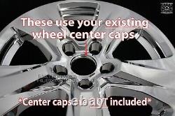 4 for 2019-2022 Toyota RAV4 XLE Chrome 17 Wheel Skins Hub Caps Full Rim Covers