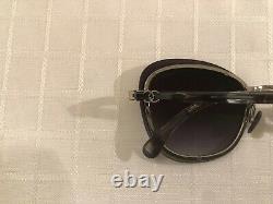 $490. Chanel Current 2021 Sty. Pantos Silver Tweed Metal Inside Rim NEW