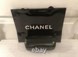 $490. Chanel Current 2021 Sty. Pantos Silver Tweed Metal Inside Rim NEW