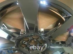 4Pcs Hubcaps Caps Rim Cover For 2010 2011 2012 Cadillac SRX 20 Wheel Hub Silver