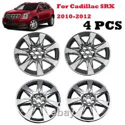 4Pcs Hubcaps Caps Rim Cover For 2010 2011 2012 Cadillac SRX 20 Wheel Hub Silver