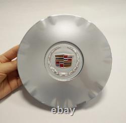 4x Car Wheel Center Caps Rim Hubcaps Emblems Badges Silver For Cadillac 9599024