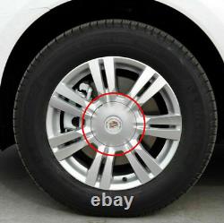 4x Car Wheel Center Caps Rim Hubcaps Emblems Badges Silver For Cadillac 9599024
