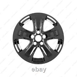 4x fit Toyota RAV4 XLE 2019-2024 Black 17 Wheel Skins Hub Caps Rim Skin Covers