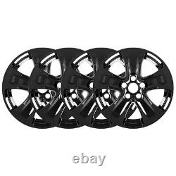 4x fit Toyota RAV4 XLE 2019-2024 Black 17 Wheel Skins Hub Caps Rim Skin Covers