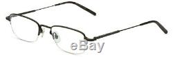 500$ MATSUDA Japan M3013 Small Black Titanium Half Rim Glasses Eyeglasses Frame