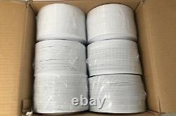 6 Party Essentials White with Silver Rim Plates (Case of 420 Plates)