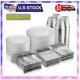 600piece Silver Dinnerware Set 100 Silver Rim 10 In Plastic Plate 100 Silver Rim