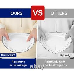 700 Count Silver Dinnerware Set-200 White and Plastic Plates-Set of 300 Plast