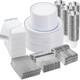 700 Pcs Silver Dinnerware Set For 100 Guests, Plastic Dinnerware Set For Part