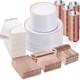 700 Pcs Disposable Dinnerware Set Plates Cups Forks Knives Spoons Napkins New