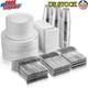 700 Piece Heavy Duty Disposable Dinnerware Set Parties Events Weddings New