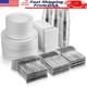 700 Piece Heavy Duty Disposable Dinnerware Set Weddings Parties Events Plastic