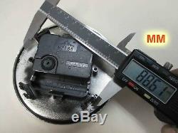 9 Silver Plastic Rim Quartz Clock Insert. Diameter 110mm/ about 4- 5/16 Inch
