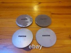 90-97 Mazda MX-5 Miata OEM Daisy Rim Wheel Hub Center Caps set of 4