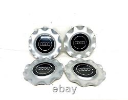 91-98 Audi 80 100 4PCS Wheel Center Caps Hubcaps Rim 4A0 601 165 B Genuine