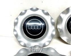 91-98 Audi 80 100 4PCS Wheel Center Caps Hubcaps Rim 4A0 601 165 B Genuine