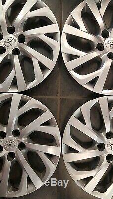 A Set Of Toyota Corolla 2017 2018 Hubcaps Wheel Rim Covers 16 P/n 42602-02520