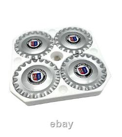 ALPINA Wheel Rim Center Cover Cap 4 Set With Keys BMW F01 F02 F06 Alpina B6 B7