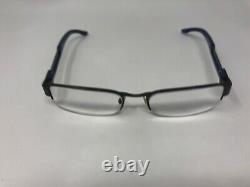 ARMANI EXCHANGE AX127 Eyeglasses Frame Half Rim 53-18-140 Silver Blue Q374