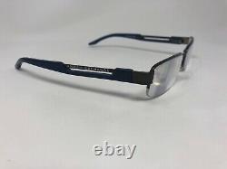 ARMANI EXCHANGE AX127 Eyeglasses Frame Half Rim 53-18-140 Silver Blue Q374