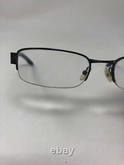 ARMANI EXCHANGE AX127 Eyeglasses Frame Half Rim 53-18-140 Silver Blue Q374