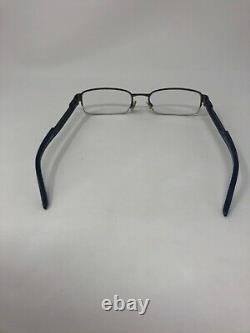 ARMANI EXCHANGE AX127 Eyeglasses Frame Half Rim 53-18-140 Silver Blue Q374