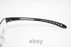Adidas A880 Black Silver Half-Rim Eyeglasses New