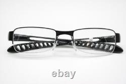 Adidas A880 Black Silver Half-Rim Eyeglasses New