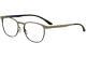 Adidas Men's Eyeglasses Aom003o. 075.022 Silver/blue Full Rim Optical Frame 52mm