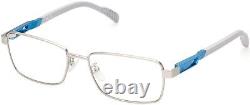 Adidas SP5025 017 Silver Plastic Optical Eyeglasses Frame 55-17-140 Sport SP