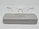 Airlock 3005 971 Pure Crystal Clear Silver Ultra-light Eyeglasses Frame With Case