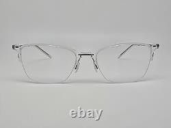 Airlock 3005 971 Pure Crystal Clear Silver Ultra-Light Eyeglasses Frame with Case
