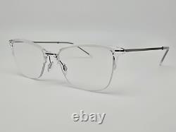 Airlock 3005 971 Pure Crystal Clear Silver Ultra-Light Eyeglasses Frame with Case