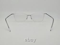 Airlock 3005 971 Pure Crystal Clear Silver Ultra-Light Eyeglasses Frame with Case