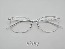 Airlock 3005 971 Pure Crystal Clear Silver Ultra-Light Eyeglasses Frame with Case
