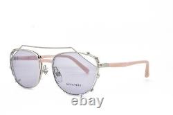 Alain Mikli Clip-on Sunglasses Eyeglasses Silver Pink 52-18-140 2024 003