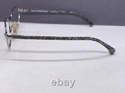 Alain Mikli Eyeglasses Frames Round Oval Cat Eye Grey Chrome 2670 Full Rim