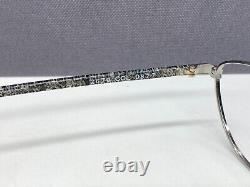 Alain Mikli Eyeglasses Frames Round Oval Cat Eye Grey Chrome 2670 Full Rim