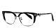 Alexander Mqueen Am00840 001 Black Silver Horn Rimmed Frames Skulls $460