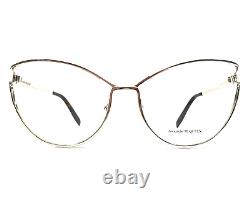 Alexander McQueen Eyeglasses Frames AM0195O 003 Silver Large Semi Rim 55-18-135