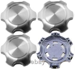 Alloy Rim Wheel Center Hub Hubcap Cap For 2002-2009 120 SERIES Brushed Silver