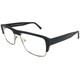 Andy Wolf Eyeglasses Frames 4477 Col. F Brown Silver Square Full Rim 54-17-145