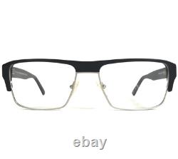 Andy Wolf Eyeglasses Frames 4477 col. F Brown Silver Square Full Rim 54-17-145