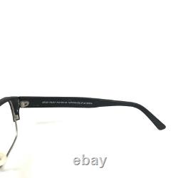 Andy Wolf Eyeglasses Frames 4477 col. F Brown Silver Square Full Rim 54-17-145