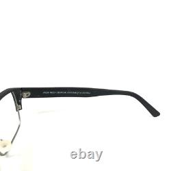 Andy Wolf Eyeglasses Frames 4477 col. F Brown Silver Square Full Rim 54-17-145