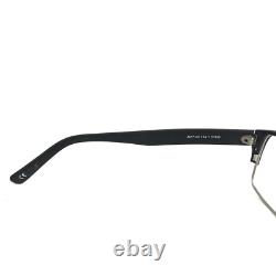 Andy Wolf Eyeglasses Frames 4477 col. F Brown Silver Square Full Rim 54-17-145