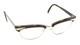 Artcraft Vintage Black Silver Cat Eye Eyeglasses Frames 50-20 140 Usa Women