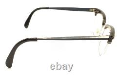 ArtCraft Vintage Black Silver Cat Eye Eyeglasses Frames 50-20 140 USA Women