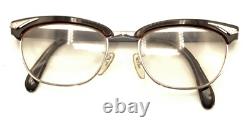 ArtCraft Vintage Black Silver Cat Eye Eyeglasses Frames 50-20 140 USA Women